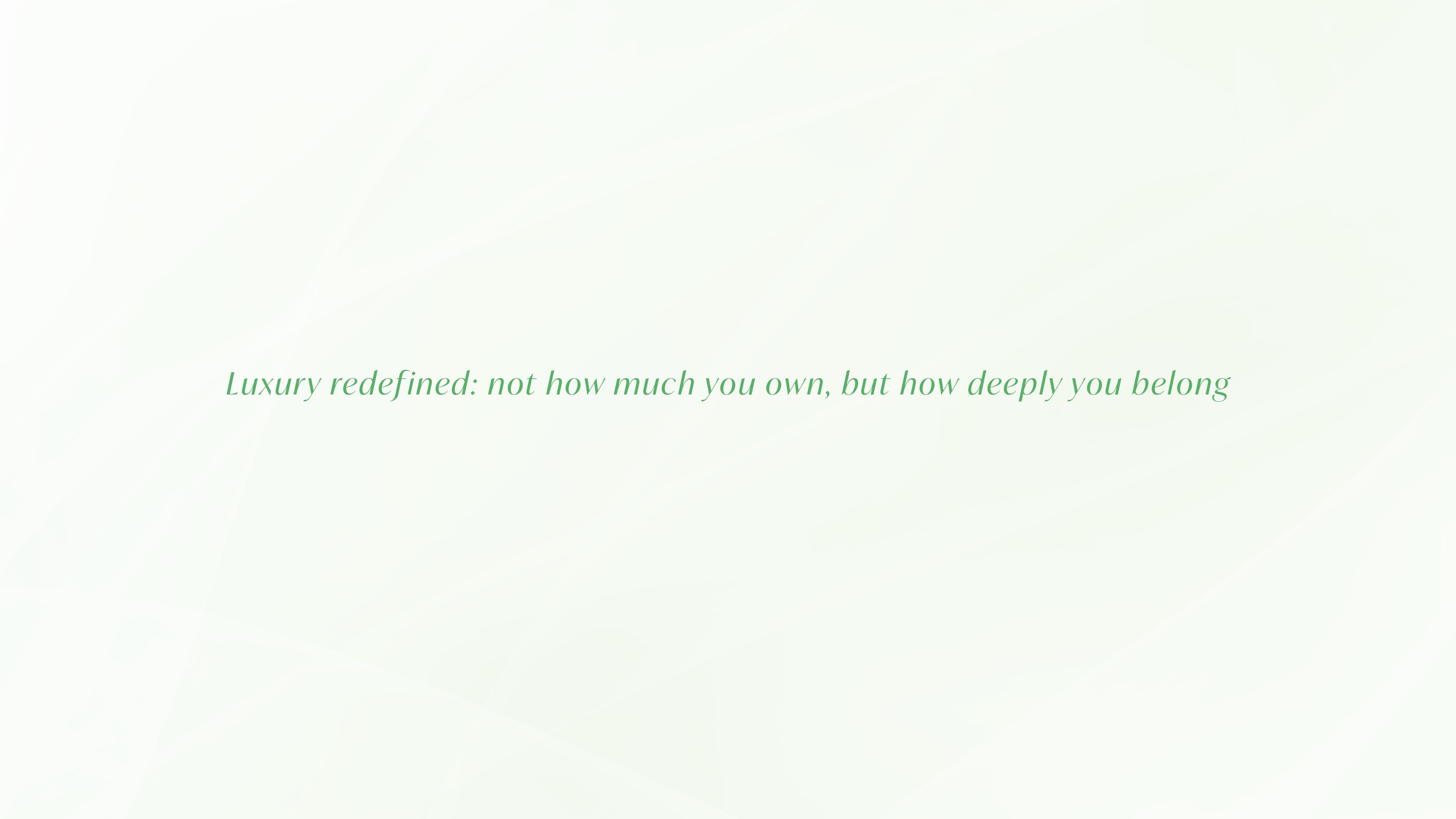 02 — Luxy Redefined